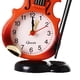 thumbnail image 2 of Plastic Violin Shape Design Circular Clock Battery Power Supply Quartz Clock Alarm Speaker Alarm Clock Decoration, 2 of 4
