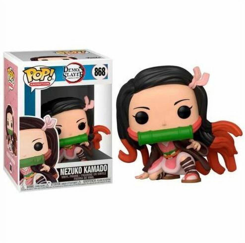 Funko Pop Demon Slayer Kamado Tanjirou Kamado Nezuko Hashibira Inosuke Vinyl Anime Action Figures Collection Model Toy Kids Gift