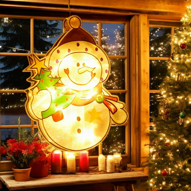 Dvkptbk a lights Christmas Presale Get Surprise Offer Christmas Window Hanging Lights Christmas Lights Window Stickers Hanging Lights Christmas Decorative Lights Shop Windo Home Decor