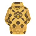 thumbnail image 3 of Honeycomb Bee Pattern 3d Sweatshirts Hoodie Fashion Casual Personality Men's Women Street Hoodie Pullovers Long Sleeve Comfortable Top, 3 of 6