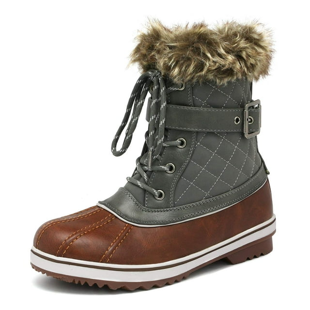 Dream Pairs Botas de nieve de invierno impermeables a media pantorrilla para mujer RIVER_3 Dream Pairs RIVER_3