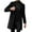 Black, variant on Men's Mid-Length Wool Trench Coat, Trendy Business Single-Breasted Outerwear, Army Green, XL