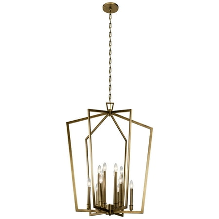 

Kichler Abbotswell 30 Wide Natural Brass 12-Light Foyer Chandelier