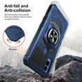thumbnail image 4 of SPY CASE for Cricket Innovate E 5G Case w/Tempered Glass Screen Protector [Military Grade] Ring Car Mount Kickstand Shockproof Hard Phone Case - Blue, 4 of 7