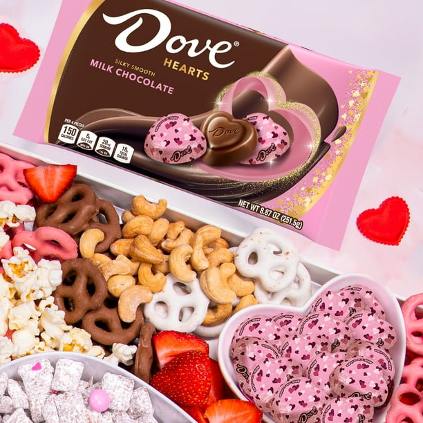 Dove Heart Chocolate Bag - Milk supply for grocery retail