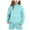 Blue, variant on Sweat Suits for Girls Boys Solid Color Hoodie and Jogging Sweatpants 2 Piece Matching Track Suit Kids Hoodie Set