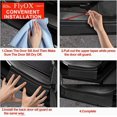 thumbnail image 3 of Door Sill Guards Kit Rubber Door Entry Guards for Jeep Wrangler JL JLU Gladiator JT Door Accessories Parts Door Sill Protector Full Coverage Replacement (), 3 of 6