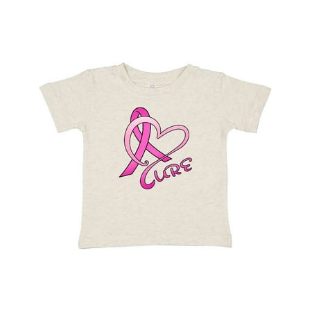 

Inktastic Cure- Breast Cancer Awareness pink ribbon Gift Baby Boy or Baby Girl T-Shirt