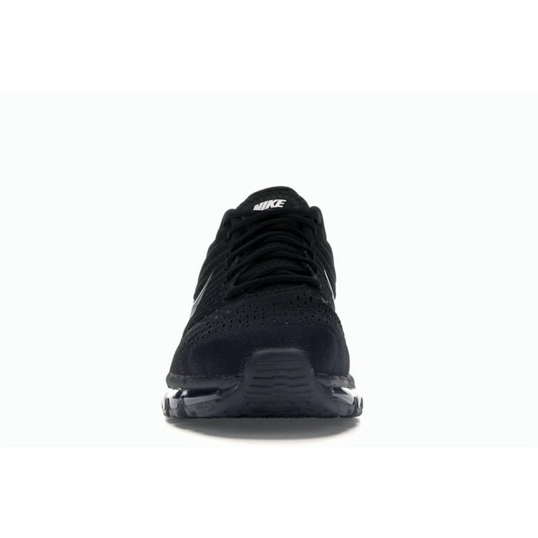 Nike Men's Air Max 2017 Triple Black Running Shoes, from