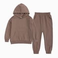 thumbnail image 4 of CAUYDY 0 3 6 9 12 Months Infant Boys Fall Winter Clothes 2T 3T 4T 5T Baby Long Sleeve Pullover Joggers Pants 2Pcs Casual Set Toddler Photoshoot Outfits Coffee for Sizes 3-4 Years, 4 of 4