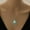 Blue Green, variant on Pendant Necklace for Women Glow in The Dark Hollow Stone Pendant Necklace Two Cute Cats Luminous Necklace