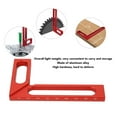 thumbnail image 3 of Woodworking Right Angle Ruler, Angle Finder Protector L Square Ruler Aluminum Alloy High Accuracy Miter Angle Measuring Tool For Engineer Carpenter, 3 of 8