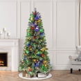 thumbnail image 5 of 7 ft Pre-Lit Montana Pine Tree Clear/Multi Lights, 5 of 6