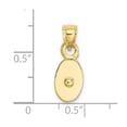thumbnail image 3 of Auriga Fine Jewelry 10K Yellow Gold Polished 3-D Moveable Pulley Charm for Women (L-17.7 mm, W-10.55 mm), 3 of 7