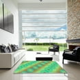 thumbnail image 6 of Ahgly Company Indoor Rectangle Patterned Green Snake Green Area Rugs, 2' x 4', 6 of 6