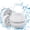 White, variant on FEELSO Bath Filter for Tub, 10 Stages Water Filter Softens Hard Water Up to 2,500 Gallons for Healthier Skin & Hair Silver