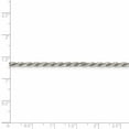 thumbnail image 4 of Sterling Silver 2.5mm Diamond-cut Rope Chain (Weight: 16.69 Grams, Length: 28 Inches), 4 of 4