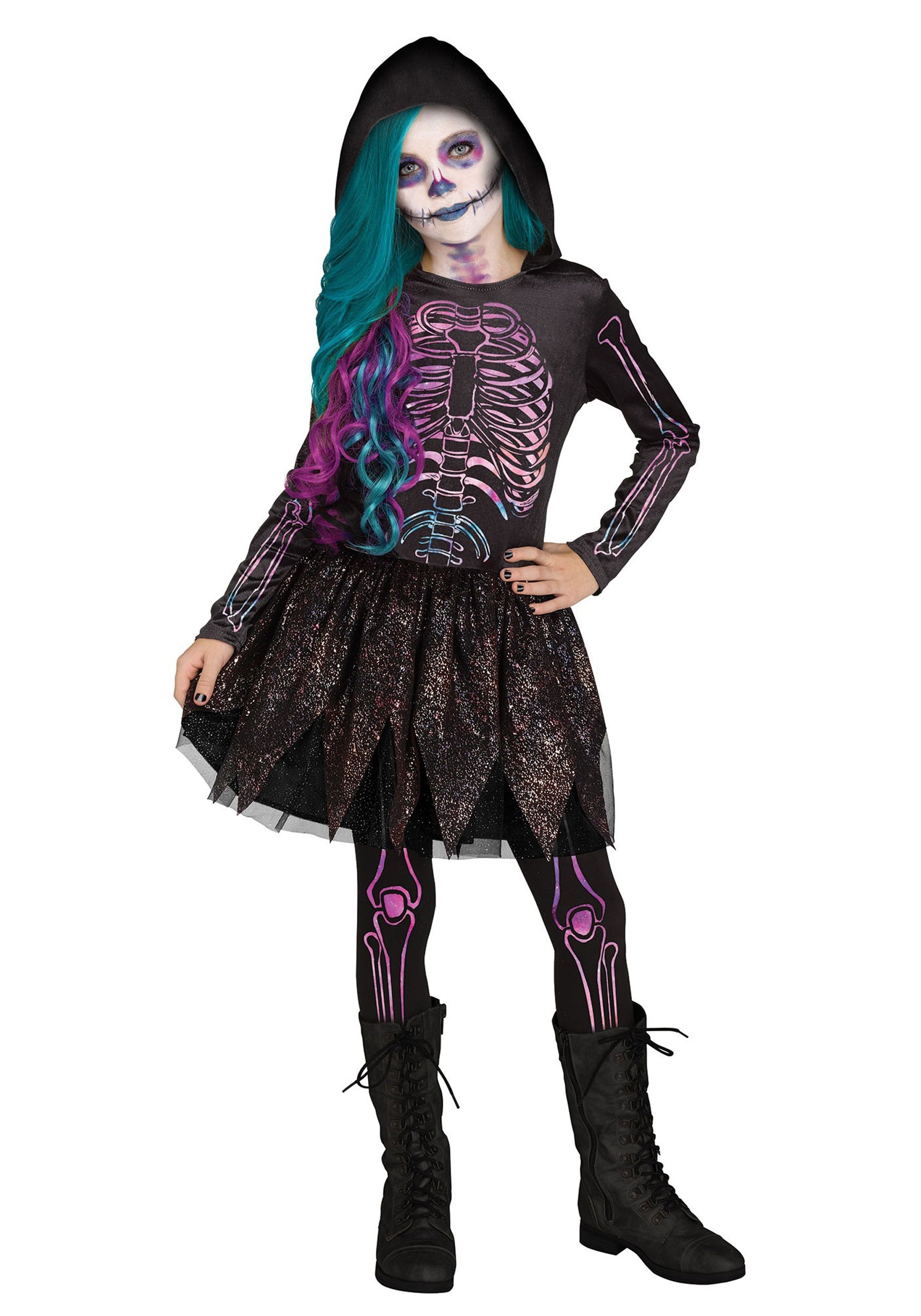 Skeleton girl costume Clearance