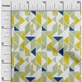thumbnail image 1 of oneOone Georgette Viscose Fabric Parallelogram & Triangle Geometric Print Sewing Fabric BTY 42 Inch Wide, 1 of 4