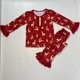 thumbnail image 1 of Conjunto de pijama de Halloween para niños y niñas, tela de seda de leche, calabaza amarilla + pantalones de manga larga con diseño de Castillo, conjuntos de pijama para 2 hermanos, 1 of 4