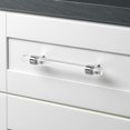 thumbnail image 3 of GlideRite 6-5/16 in. Center Acrylic Cabinet Bar Pulls, Polished Chrome, Pack of 25, 3 of 6