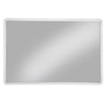 thumbnail image 3 of Signature Design by Ashley Brocky Accent Wall Mirror, White, Rectangular Metal Framed Mirror for Bathroom, Entryway or Living Room, 3 of 6
