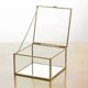 thumbnail image 4 of Caja hexagonal de cristal transparente para anillos, caja para anillos de boda, joyero geométrico de cristal transparente, organizador de joyas, soporte de mesa, contenedor., 4 of 5