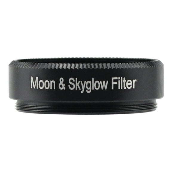 1.25" Moon Filter Capture Clear Details Aluminum Frame Light Pollution Filter for Telescope Eyepieces Solar Observation