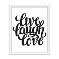 thumbnail image 1 of CUADRO GEOMÉTRICO Mexicano Ch LIVE LAUGH LOVE, 1 of 3