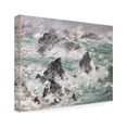 thumbnail image 2 of Claude Monet 'Tempete A Belle Ile' Canvas Art, 2 of 4