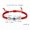 40, variant on EOEMY Blue Evil Eye Bracelet Amulet Kabbalah Lucky Protection Bangle Unisex Wholesale-#1-Elephant Red
