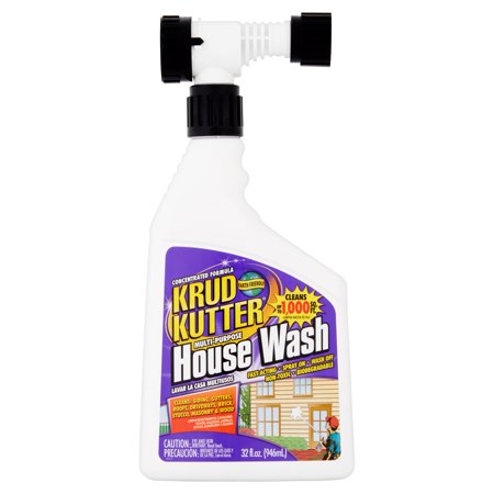 Krud Kutter Concentrated Formula Multi-Purpose House Wash, 32 fl (Best Window Washing Formula)