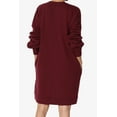 thumbnail image 2 of TheMogan Chandails en Molleton Tunique en Polaire à Manches Longues et Col en V pour Femmes Grande Taille, 2 of 7