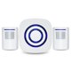 thumbnail image 1 of Alarma de entrada inalámbrica Transmisión de señal de larga distancia de 100 m, sistema de alarma de seguridad para el hogar Timbre con sensor de movimiento con 38 melodías (1 receptor y 2 sensores) XianweiShao 8390615131469, 1 of 5