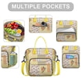 thumbnail image 2 of Pioneer Flower Floral Print Pattern Womens Lunch Box for Work,Insulated Large Lunch Bag for Tween and Teen,Loncheras Para Mujer,Leakproof Adult Lunch Bag for Work,Beach,Travel,Picnic,Camping, 2 of 7
