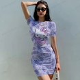 thumbnail image 1 of Nouvelle Robe de Fête d'Été Hello Kitty pour Femmes 2024 Slim Hip Aguichant Serrée Y2K Manches Courtes Col Rond Robes Dessin Animé Vêtements, 1 of 7
