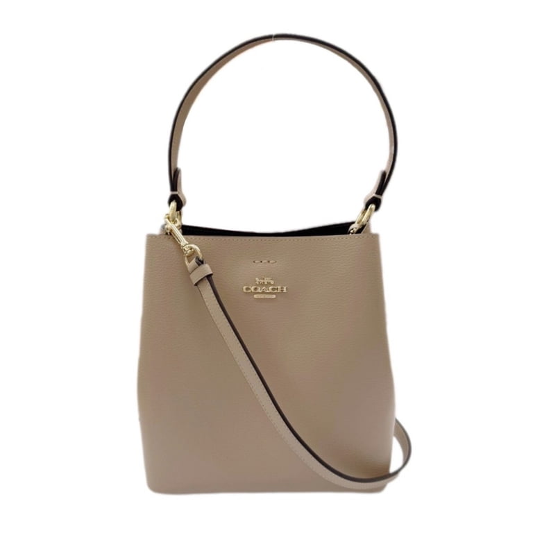 Pre-Owned COACH Coach Handbag Small Town Bucket 1011 Beige