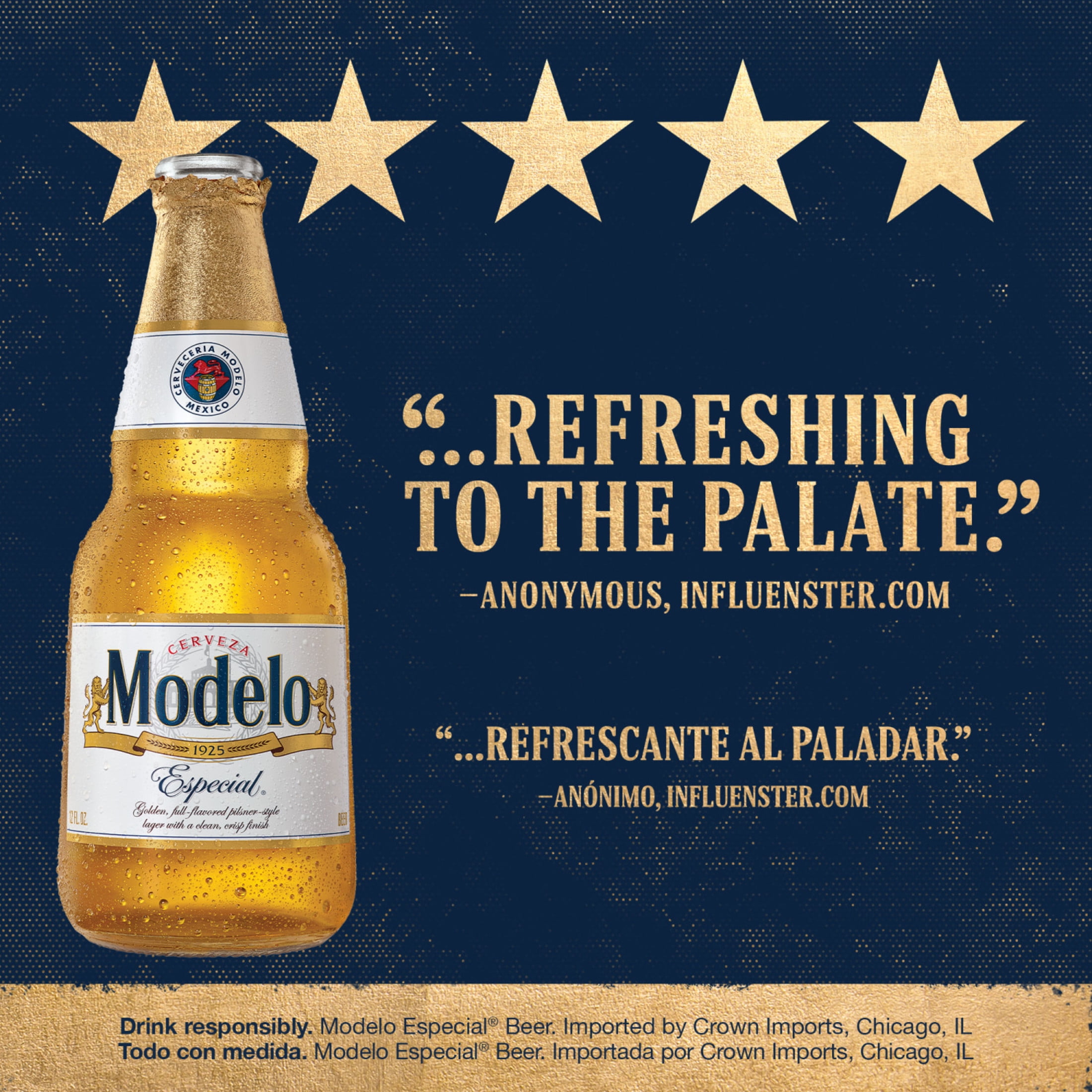 Modelo Especial Modelito Mexican Lager Import Beer, 24 pack, 7 fl oz Glass Mini Bottles, 4.4% ABV