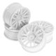 thumbnail image 4 of 4 Piezas de Neumáticos de Coche de Carreras Resistentes de 2,05 Pulgadas de Diámetro, Piezas de Reparación, Accesorios para Llantas RC 1/10 FW06 TT01 Blanco, 4 of 10