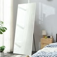 thumbnail image 2 of NeuType Full Length Mirror Floor Large Wall Mounted Bedroom Dressing Mirror White 59"x19", 2 of 8