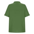thumbnail image 4 of Tshirts Shirts for Women V Neck, Dressy Tank Tops for Women Cotton Linen Gauze Shirts Short Sleeve Summer Tunic Top Loose Fit Lightweight Casual Blouses, 4 of 6