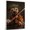 Alaskan Klee Kai, variant on Tibetan Spaniel Dog Playing Violin Stretched Canvas Size 8x12 – Music Dog, Perfect for Animal Lovers, Tibetan Spaniel Dog Canvas, Violin Canvas Size Wall Art