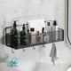 thumbnail image 3 of Ganchos adhesivos para estantes de ducha, gran capacidad de carga para su baño y cocina, diseño transparente impermeable, fácil instalación sin taladrar, 3 of 5