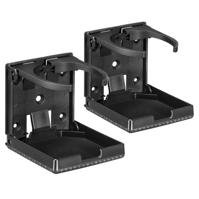 Portavasos para coche Spurtar, ajustable, plegable, 60-100 mm, 2 unidades