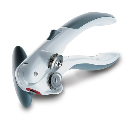 Zyliss Lock N  Lift Manual Handheld Can Opener with Lock Mechanism  Plastic & Stainless Steel  White