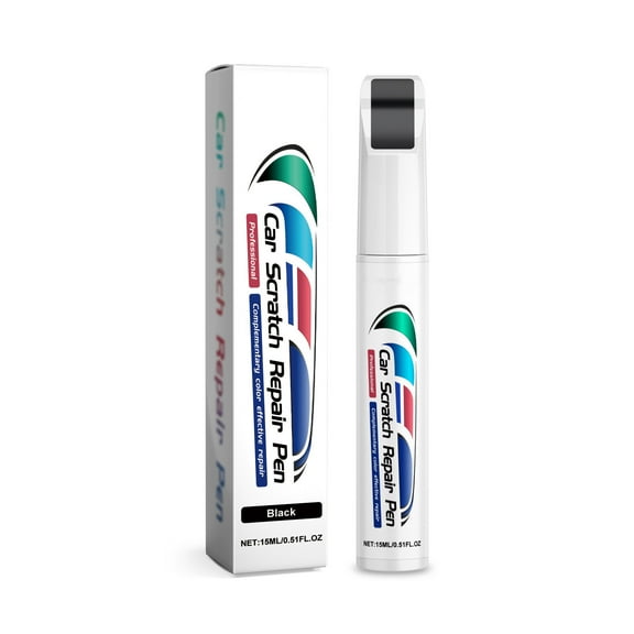 Yooshoverk Car Touch Up Paint Pen & Scratch Repair 0.6oz - Exact Match for Factory Color - Clear Coat Included - Easy Fill for Chips, Scratches - Quick Color Restoration