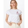 thumbnail image 1 of Women's Casual Round Neck Short-Sleeve T-Shirt with Heart Print, Perfect Summer Fashion, Classic 100% Cotton Tee, Ideal Valentine's Day Gift, Leisure Style, Xia Tee For Adult, Men, Women, Teen, Teena, 1 of 5