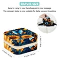 thumbnail image 5 of Starry Sky Travel Portable Square Display Case Decorative Box Jewelry Stand Earring Holder for Girls and Women: Stores Rings, Earrings, Necklaces, Bracelets, and More, 5 of 6