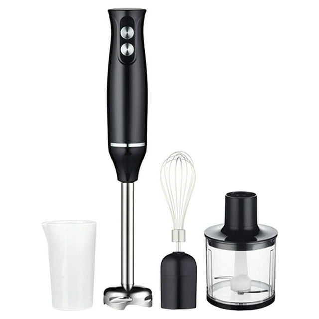 EIMELI 500W Handheld Stick Mixer Set 500ml Processor 4-In-1 Whisk Juicer (US plug)