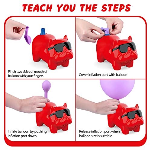 Bomba de Globo Eléctrica Soplador de Aire Inflador Portátil para Decoración de Fiesta Fest Sprinkleplay Sprinkleplay